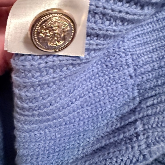 H&M Blue Knit Cardigan with Pockets - Picture 6 of 6